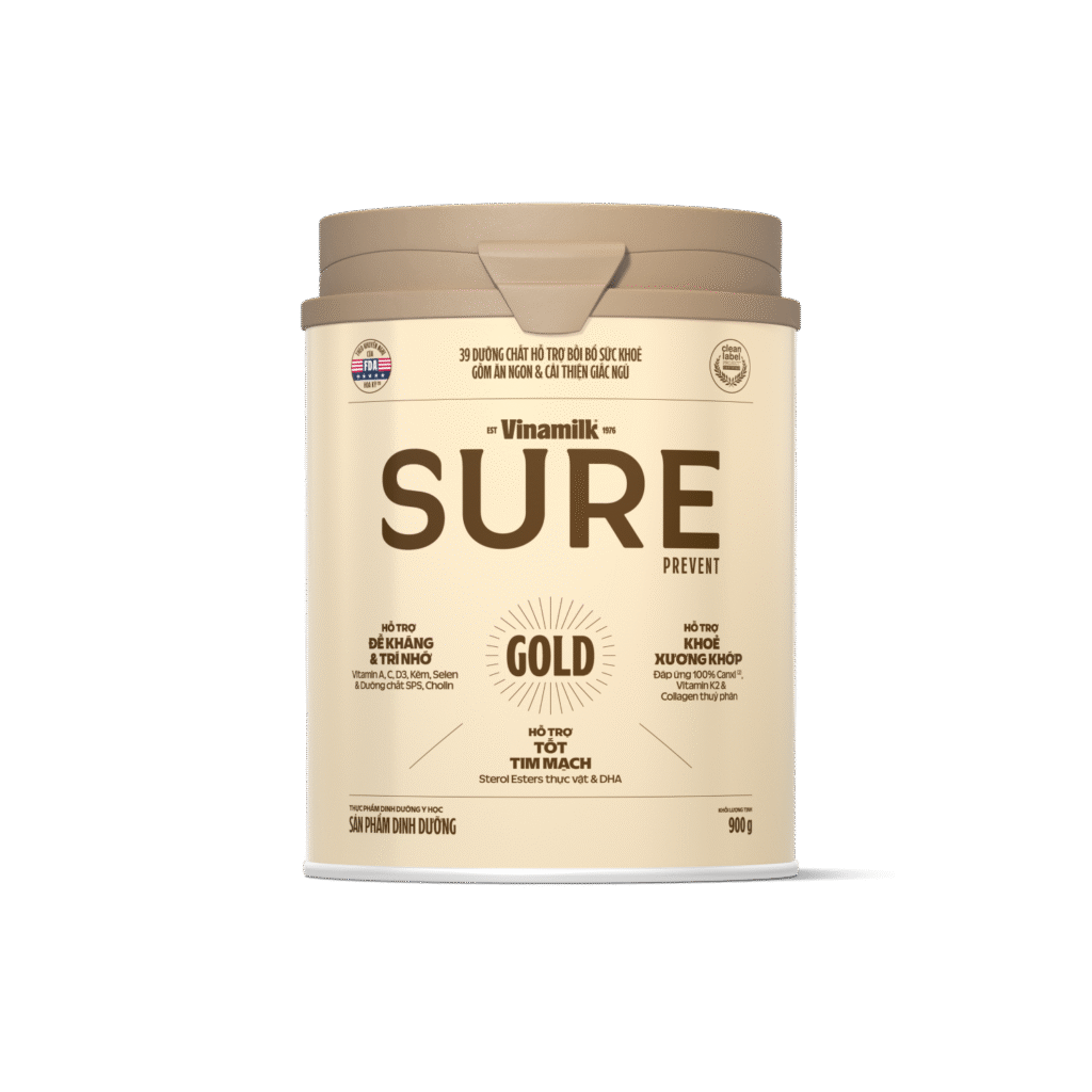 Sữa Sure Prevent Gold mẫu mới 900g