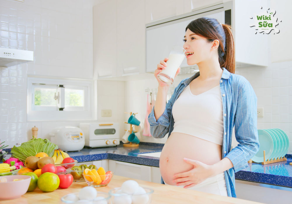Bà bầu nên uống sữa gì thì tốt cho cả mẹ và bé