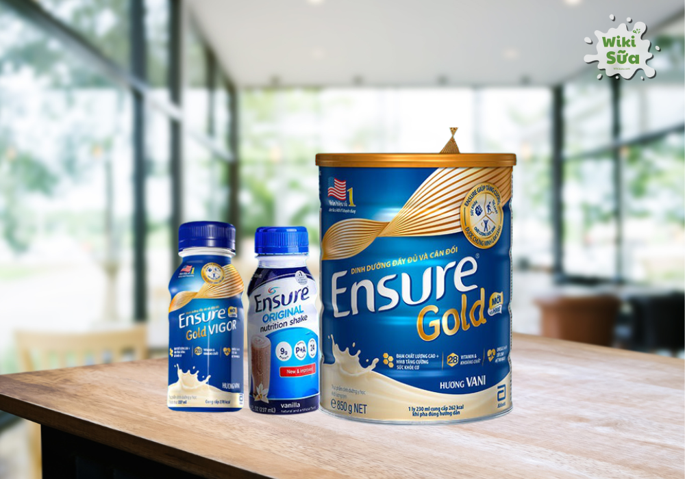 Bà bầu nên uống sữa Ensure gold bổ sung dinh dưỡng thiết yếu