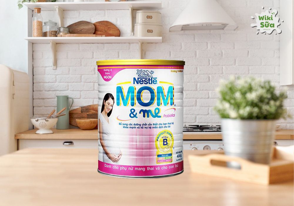 Sữa bột Nestle Mom & Me giàu DHA và vitamin cần thiết cho mẹ và bé
