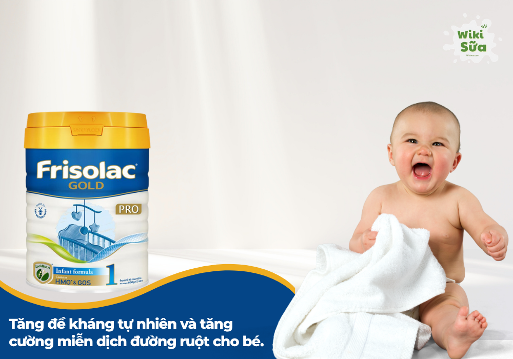 Friso Gold Pro 1 cung cấp nhiều dưỡng chất cần thiết giúp bé cải thiện cân nặng