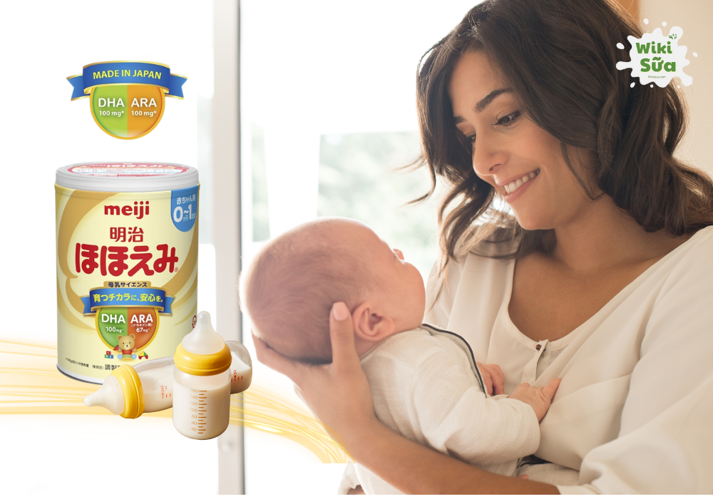 Sữa Meiji hỗ trợ tăng cân cho trẻ
