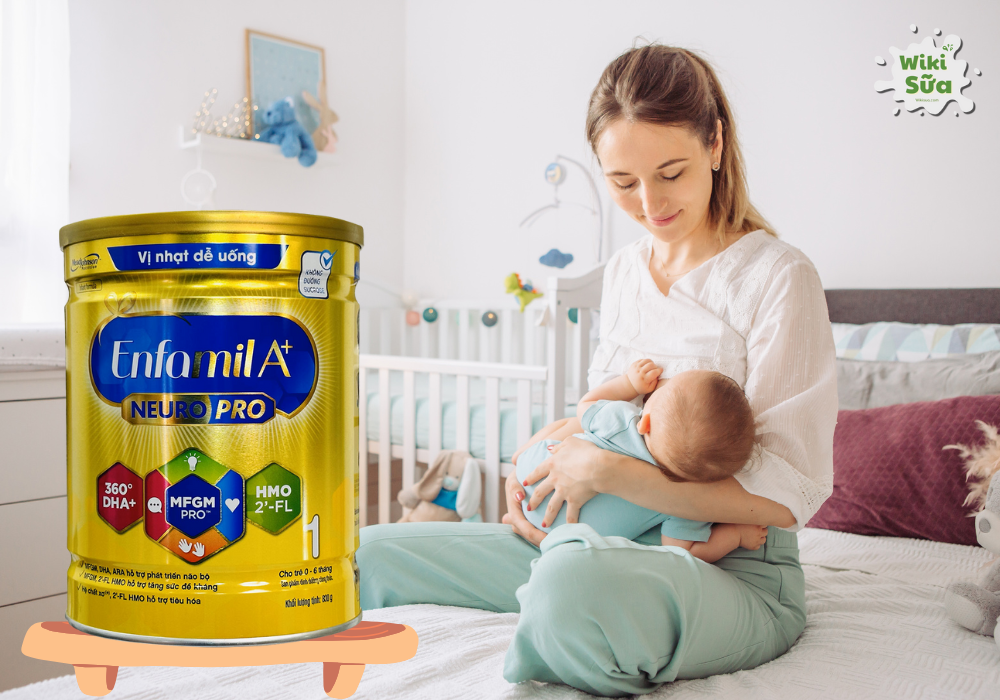 Sữa Enfamil A+ có công thức gần giống với sữa mẹ nhất