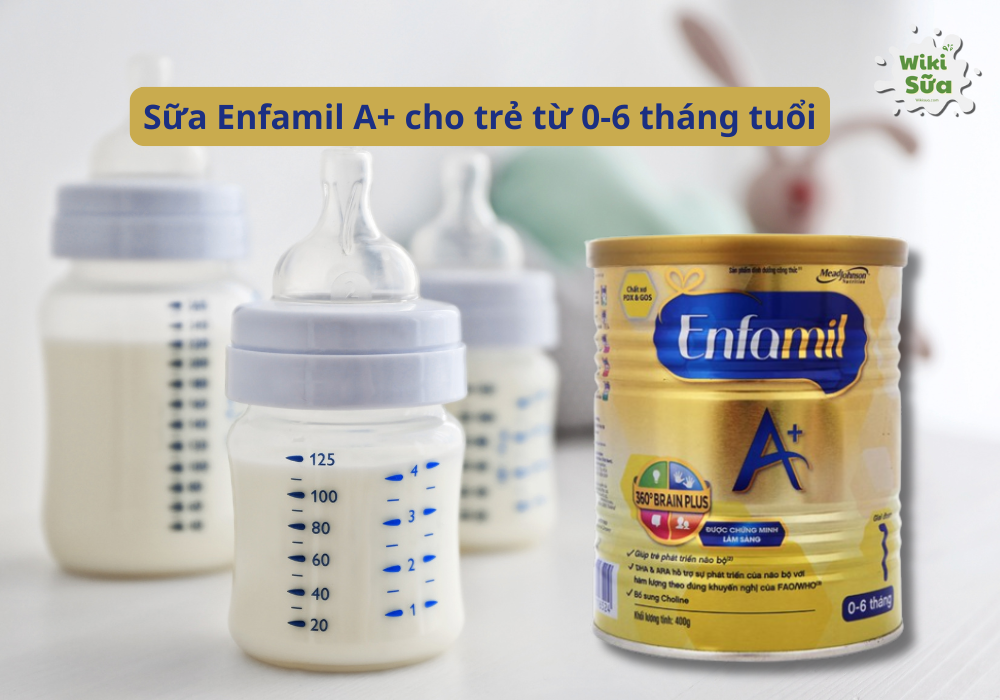 Sữa Enfa a cho trẻ từ 0 6 tháng tuổi