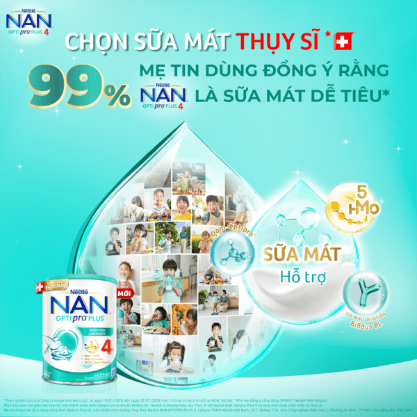 Sữa Nestlé Nan Optipro dễ tiêu hóa
