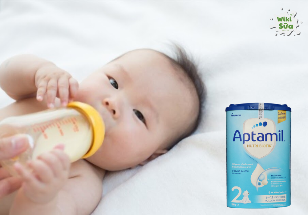 Sữa Aptamil số 2 phù hợp cho bé trên 6 tháng tuổi