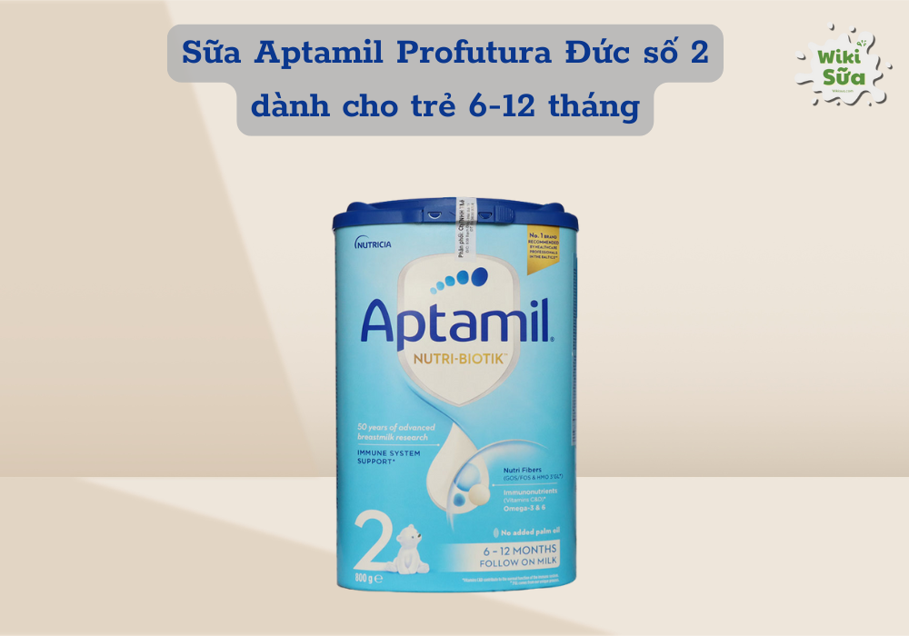 Sữa Aptamil Đức số 2 dành cho trẻ mấy tháng