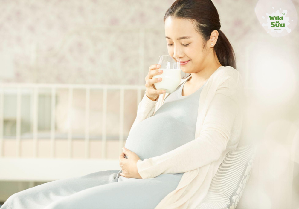 Uống 1-2 ly sữa mỗi ngày hỗ trợ mẹ bầu xây dựng miễn dịch khỏe mạnh