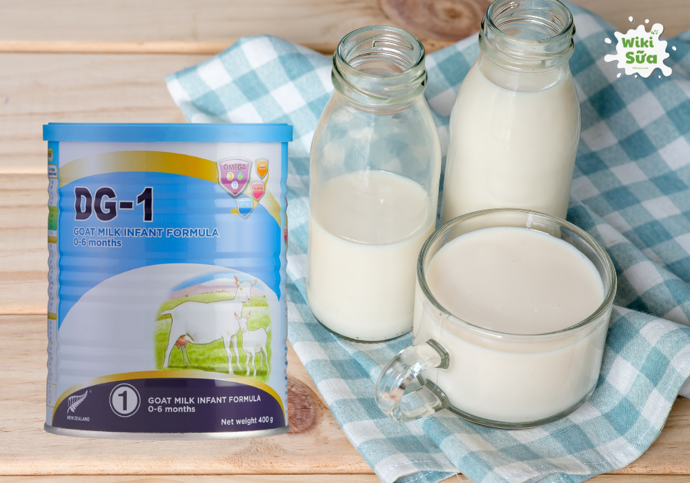 Sữa dê DG-1 được nhiều mẹ tin dùng cho trẻ sơ sinh