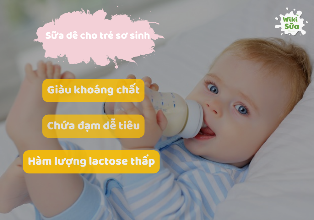 Sữa dê công thức giàu khoáng chất và dễ tiêu hóa