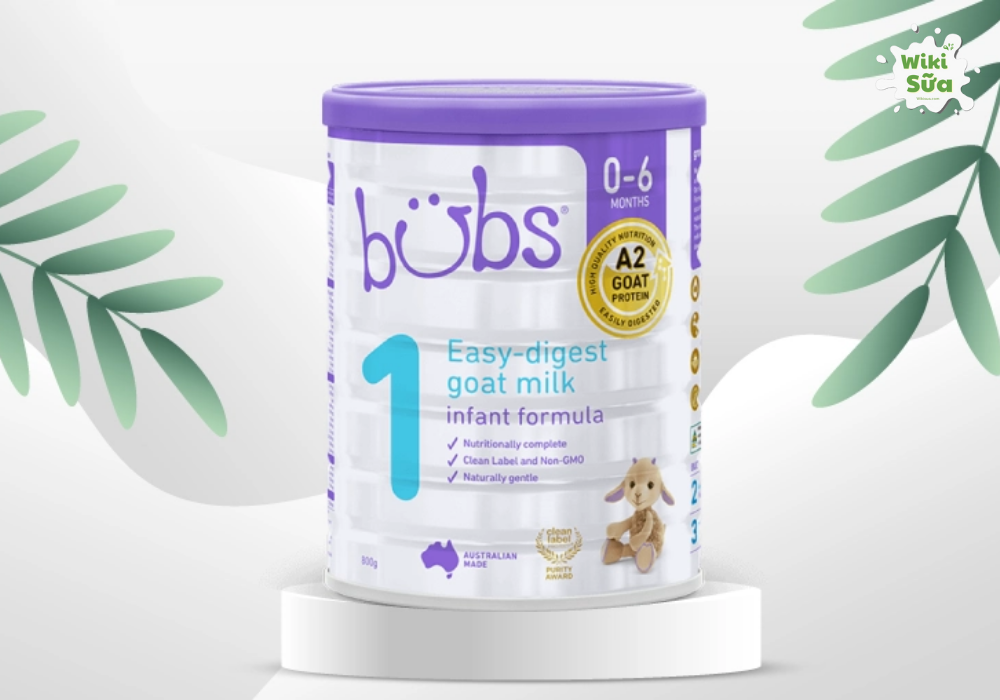 Sữa dê Bubs Goat số 1 cho trẻ sơ sinh