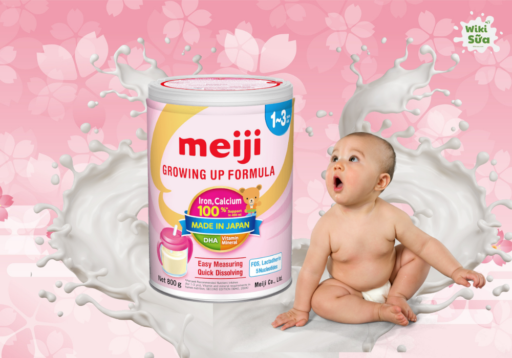 Sữa tăng chiều cao Meiji Growing Up Formula