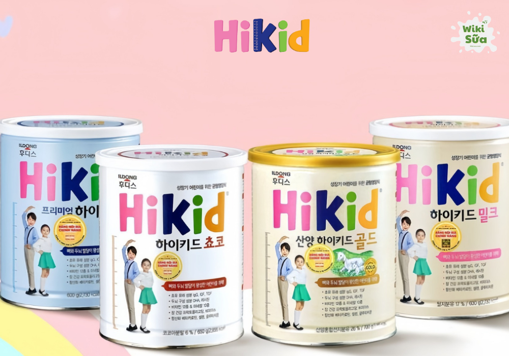 Sữa tăng chiều cao HiKid cải thiện chiều cao của bé