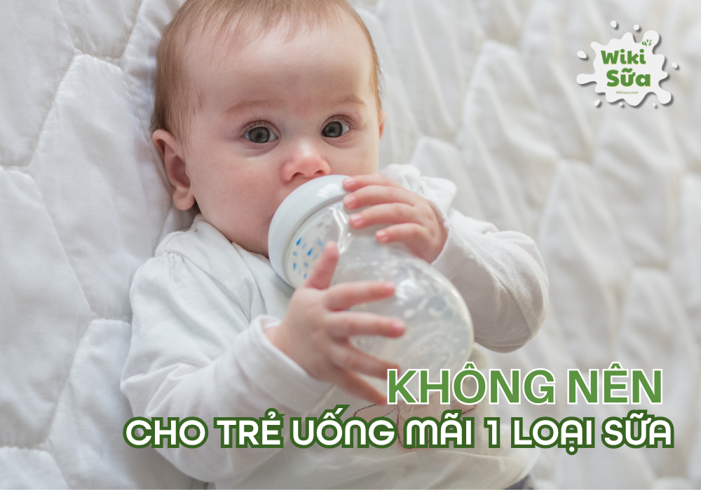 Ba mẹ có nên cho trẻ uống mãi 1 loại sữa hay không?