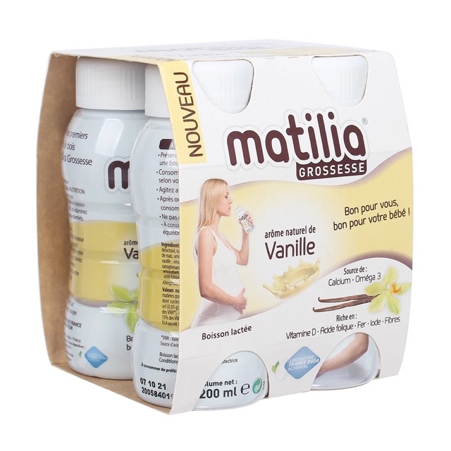 Sữa Bầu Matilia Vị Vani nhập khẩu