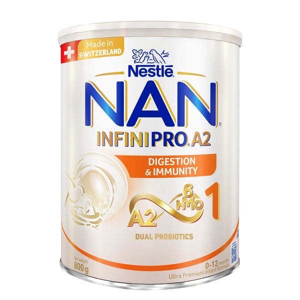 Sữa NAN INFINIPRO A2 số 1 800g (5HMO) (0-1 tuổi)