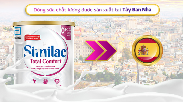 Sữa bột Similac Total Comfort 0+ 360g nhập khẩu