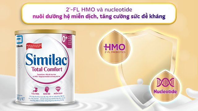 Sữa bột Similac Total Comfort 0+ 360g giàu dinh dưỡng