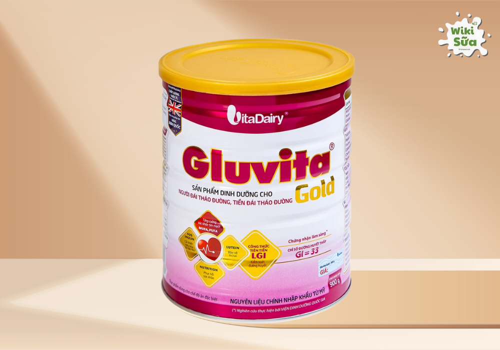 Sữa Gluvita Gold dành cho bà bầu bị tiểu đường thai kỳ 
