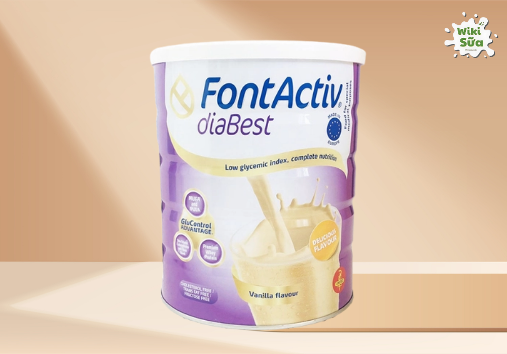 Sữa FontActiv diaBest dành cho bà bầu bị tiểu đường thai kỳ 