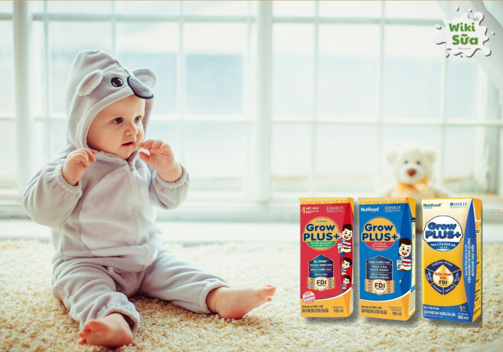 Sữa Grow Plus+ pha sẵn dành cho bé một tuổi 