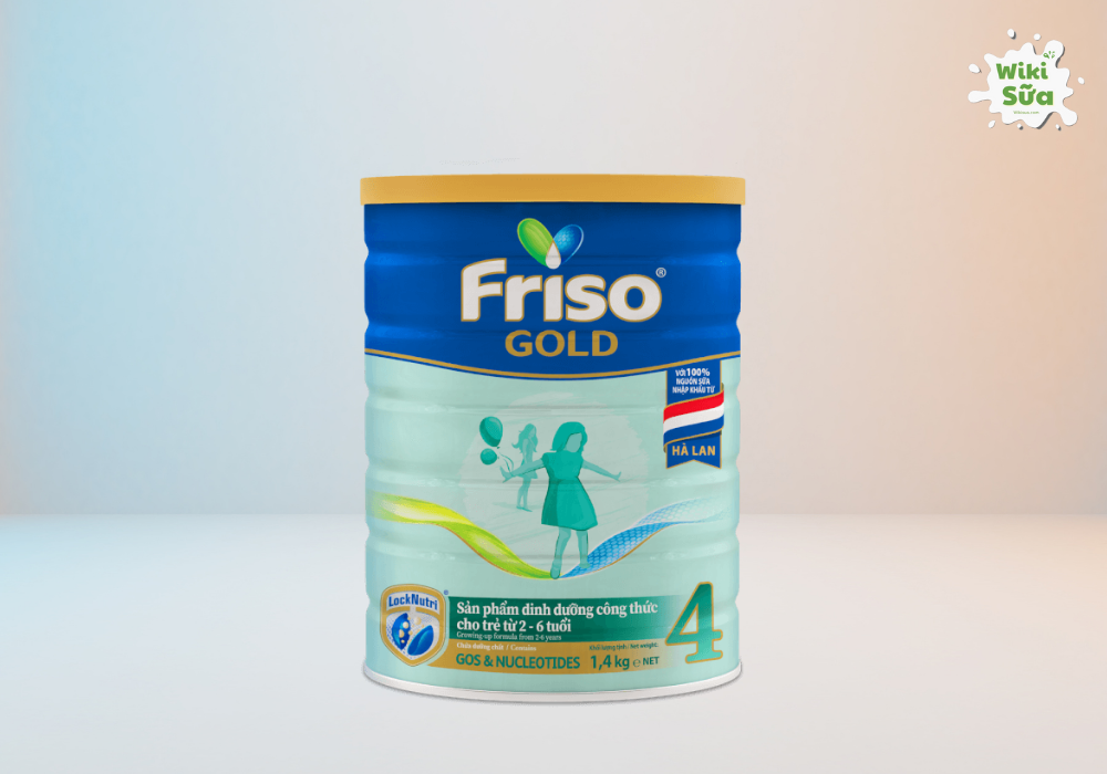 Friso Gold 4 là dòng sữa đến từ Hà Lan