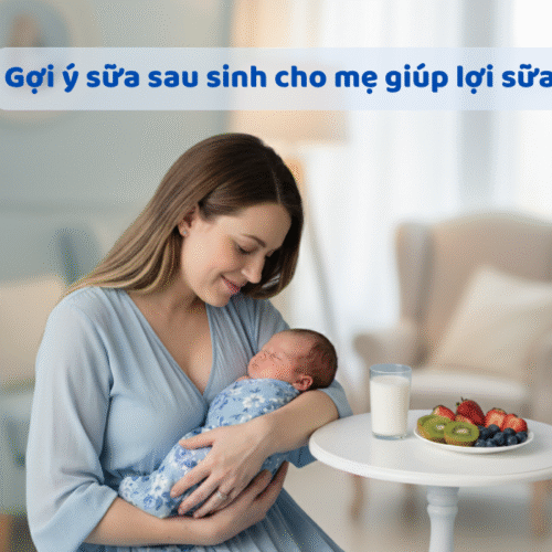 Gợi ý sữa sau sinh cho mẹ giúp lợi sữa, phục hồi sức khỏe nhanh chóng