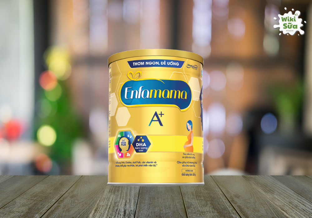 Sữa bầu Enfamama A+ hỗ trợ phát triển trí não thai nhi