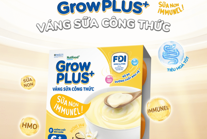 Lốc 4 hũ váng sữa công thức Nutifood