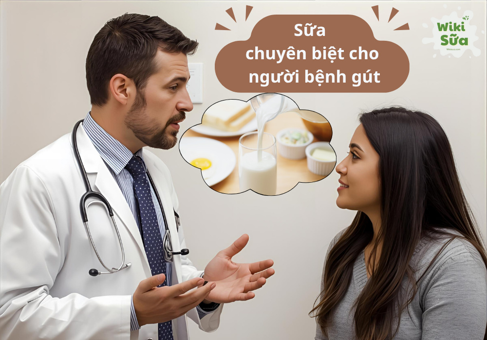Sữa chuyên biệt cho người bệnh gút 
