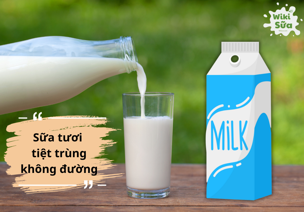 Sữa tươi tiệt trùng không đường 