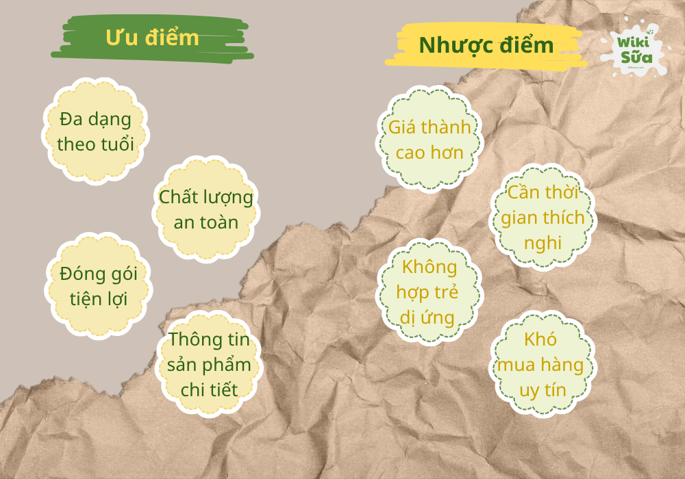 Ưu điểm và nhược điểm của sữa Aptamil Anh