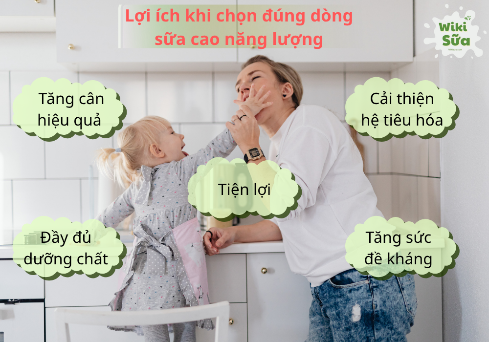 Lợi ích nổi bật khi chọn đúng dòng sữa cao năng lượng 