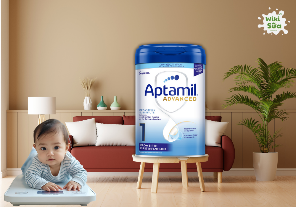Tìm hiểu sữa Aptamil Anh có tăng cân không 