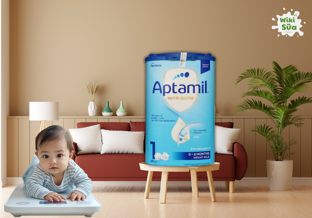 Tìm hiểu sữa Aptamil Đức có tăng cân không 