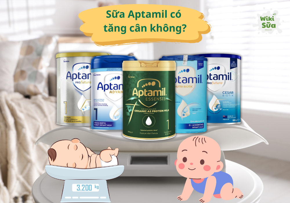 Tìm hiểu sữa Aptamil có tăng cân không và hướng dẫn chọn loại phù hợp cho bé