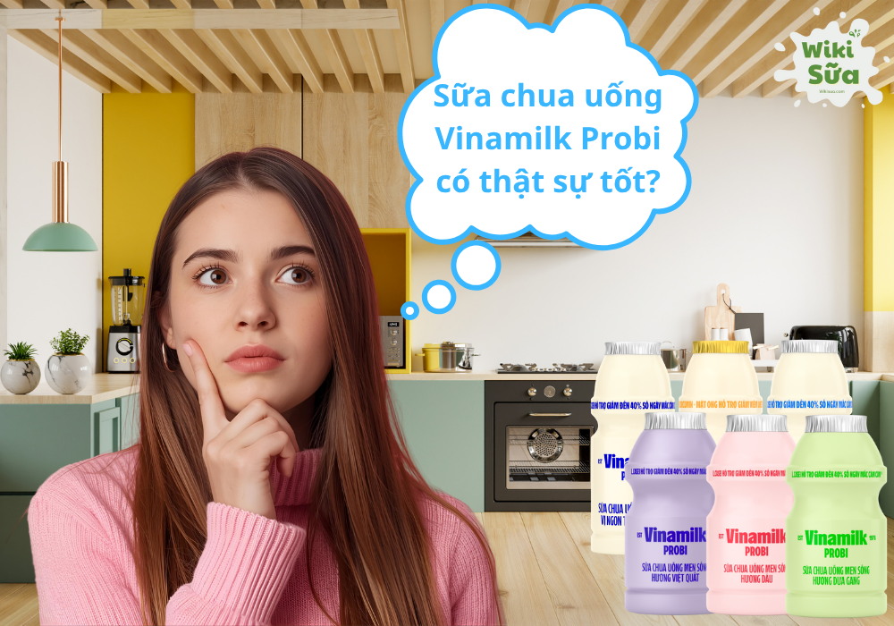 Tìm hiểu các dòng sữa chua uống Vinamilk Probi