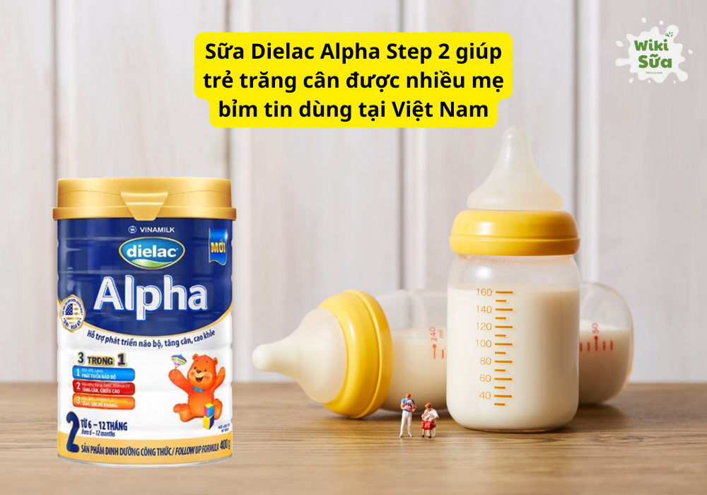Dielac Alpha Step 2 là lựa chọn "quốc dân" cho trẻ em Việt Nam 