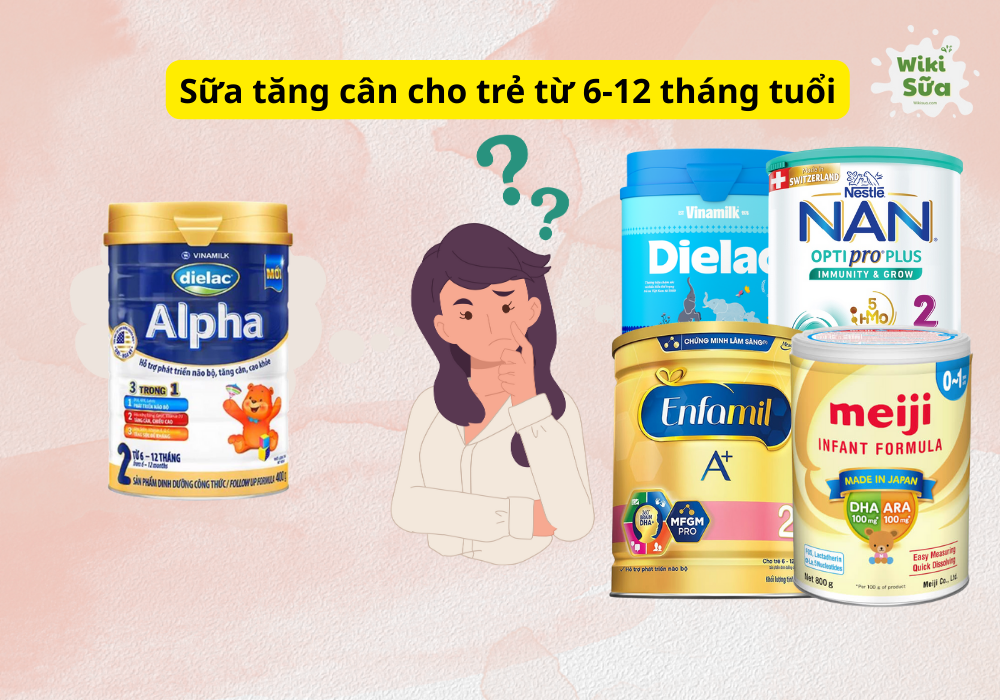 Sữa Dielac Alpha và các dòng sữa tăng cân cho trẻ 6-12 tháng mẹ quan tâm 