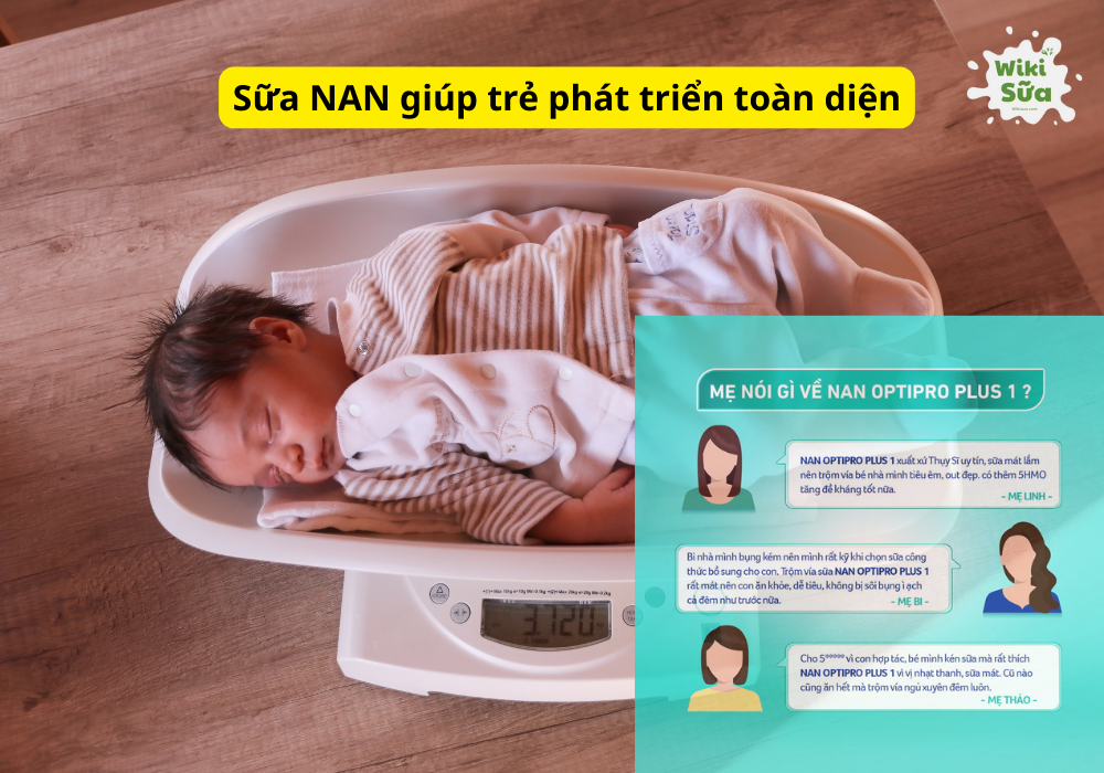Sữa NAN được đánh giá cao về khả năng tiêu hóa và đề kháng cho bé
