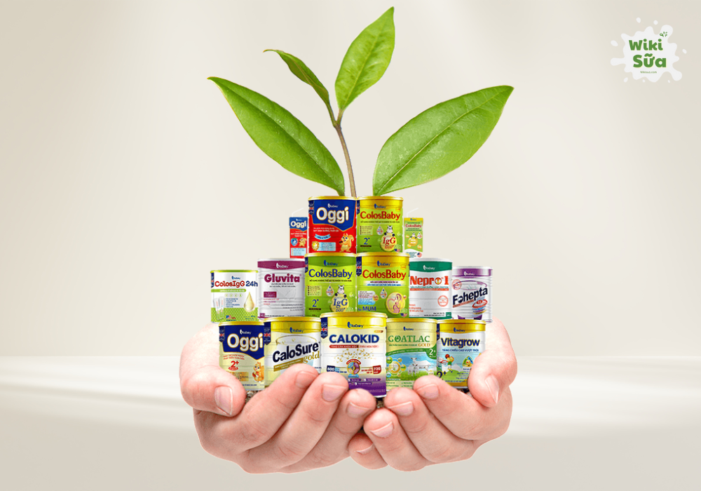 Sữa VitaDairy có nhiều dòng tùy cho từng đối tượng
