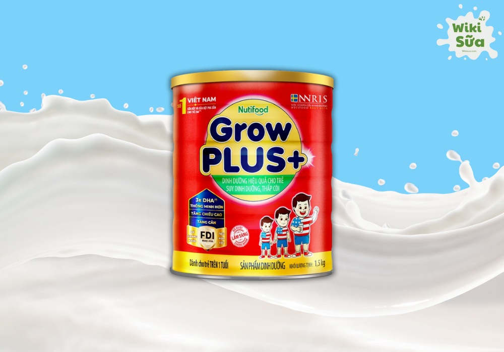 Sữa bột NutiFood GrowPLUS+ 1.5 kg
