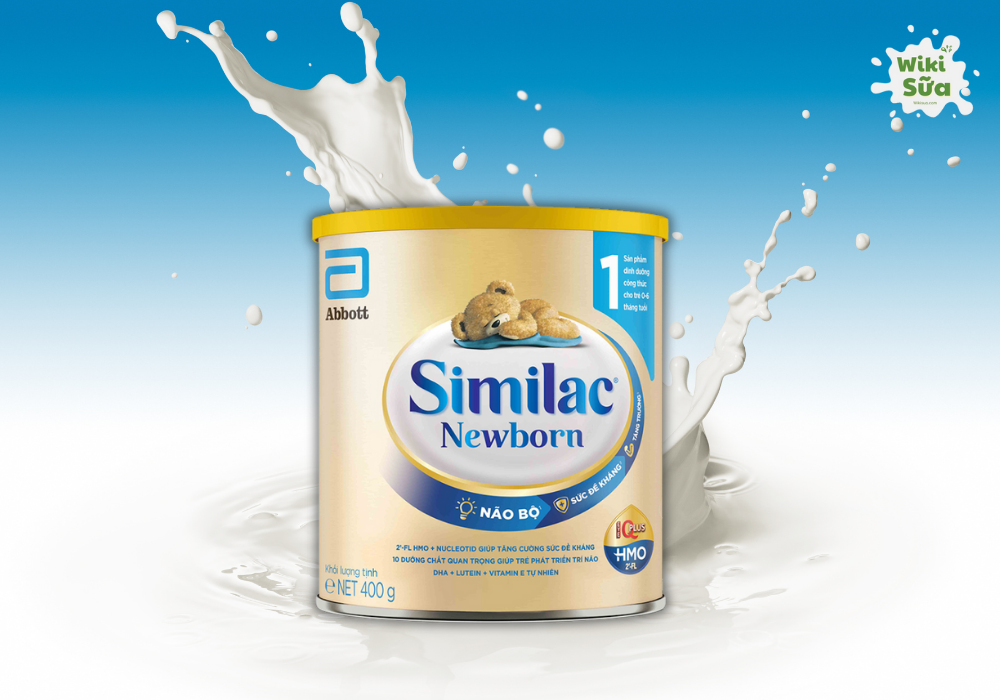 Sữa Similac Newborn IQ Plus HMO 1 cho trẻ 0-6 tháng dinh dưỡng toàn diện