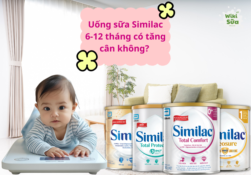 Đánh giá chi tiết uống sữa Similac 6-12 tháng có tăng cân không giúp mẹ dễ lựa chọn