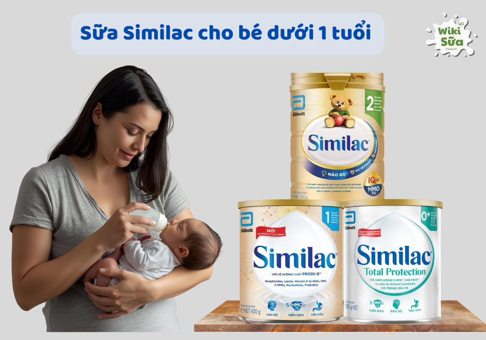 Sữa Similac cho bé dưới 1 tuổi