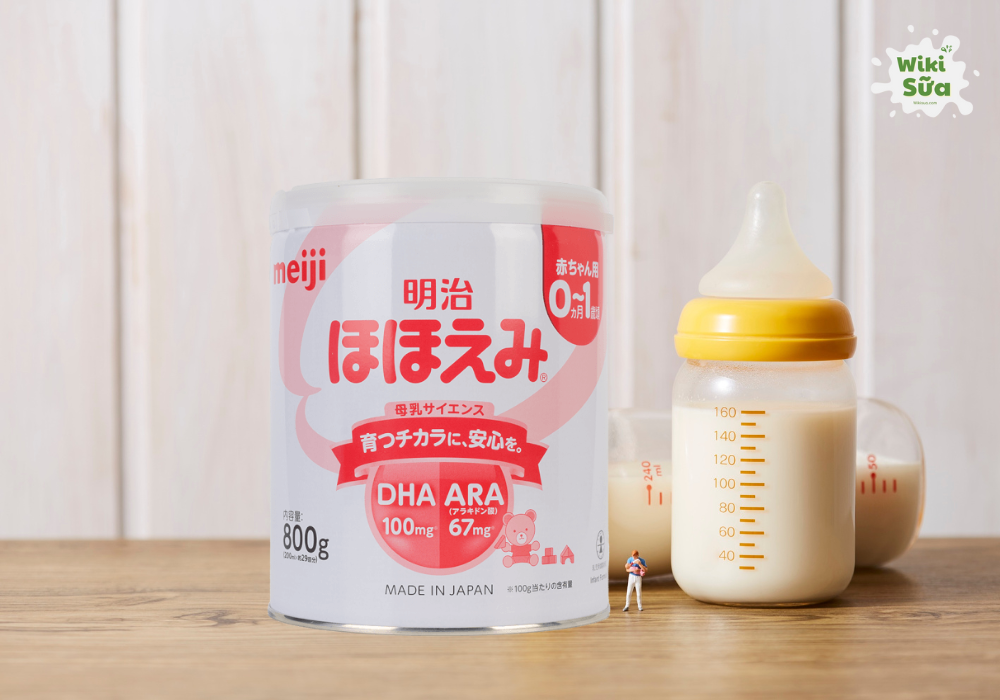 Sữa Meiji Hohoemi 0–12 tháng