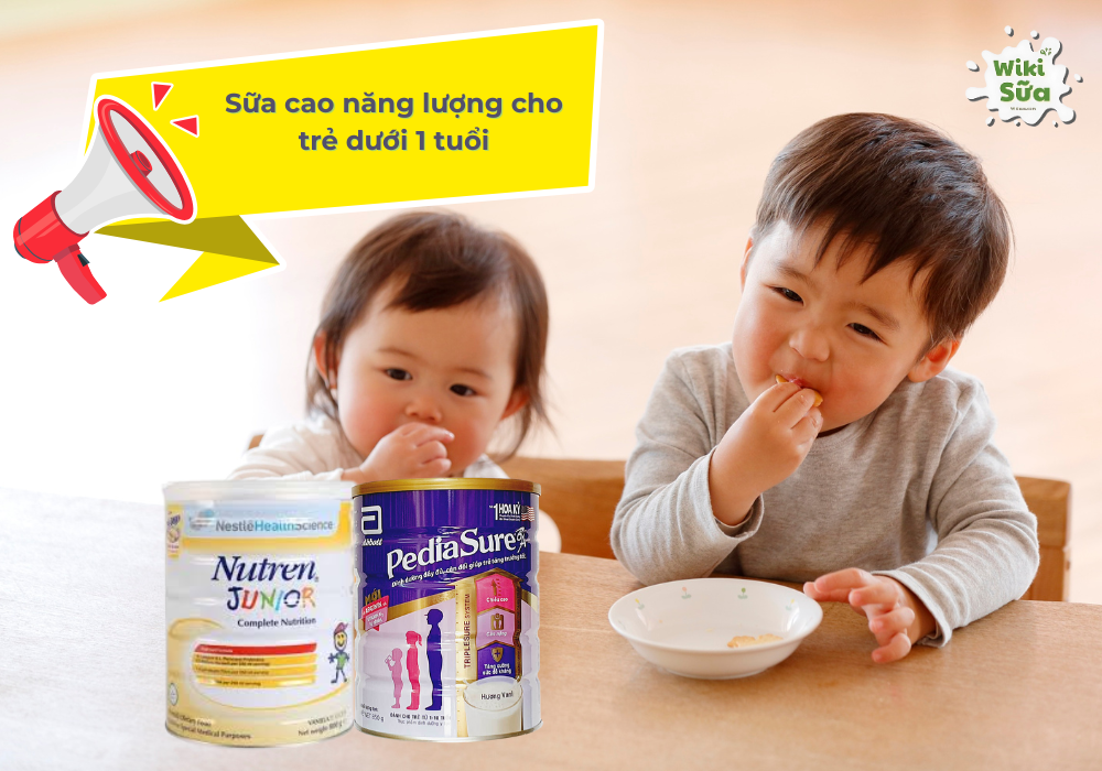 Sữa cao năng lượng cho trẻ dưới 1 tuổi. Giải pháp cho bé chậm tăng cân