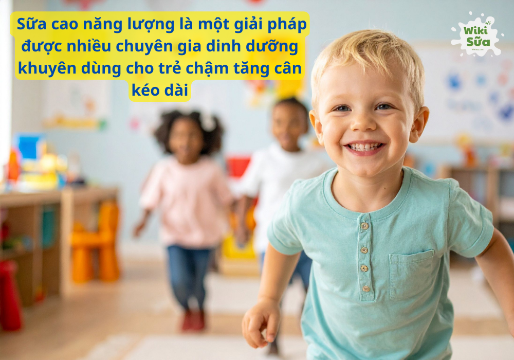 Sữa cao năng lượng giúp trẻ tăng cân được chuyên gia khuyên dùng