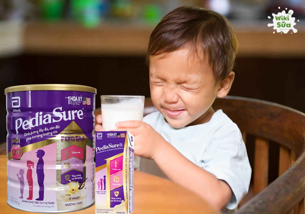 Sữa PediaSure cho bé 1-10 tuổi cải thiện cân nặng