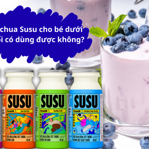 Sữa chua Susu cho bé dưới 1 tuổi có dùng được không?